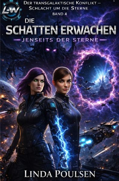 Cover von Der Transgalaktische Konflikt – Schlacht um die Sterne/Der transgalaktische Konflikt – Schlacht um die Sterne – Band 4 – Die Schatten erwachen – Jenseits der Sterne