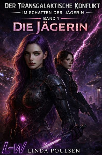 Cover von Der Transgalaktische Konflikt – Im Schatten der Jägerin/Der Transgalaktische Konflikt – Im Schatten der Jägerin – Buch 1 von 7 – Die Jägerin