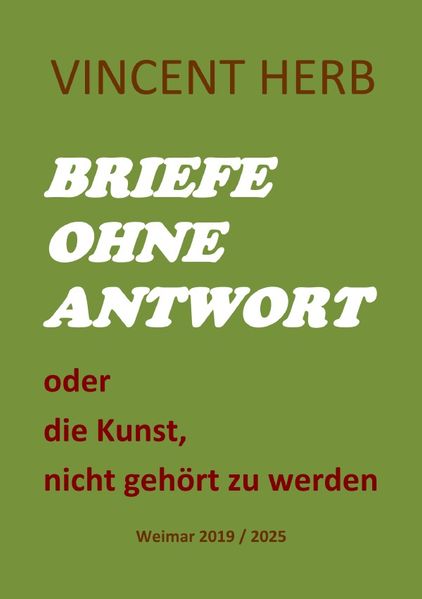 Cover von Briefe ohne Antwort