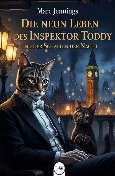 Cover von Katzenkrimis/Die neun Leben des Inspektor Toddy – Fall 3 – Inspektor Toddy und der Schatten der Nacht