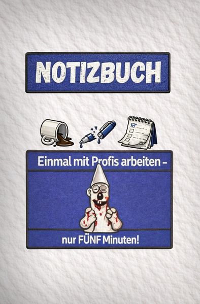 Cover von Notizbuch – „Einmal mit Profis arbeiten nur Fünf Minuten“