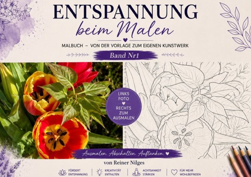 Cover von Entspannung beim Malen