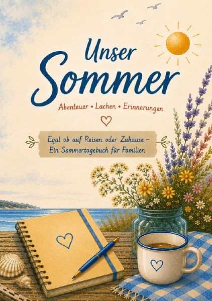Cover von Unser Sommer – Familien-Erinnerungsbuch zum Ausfüllen