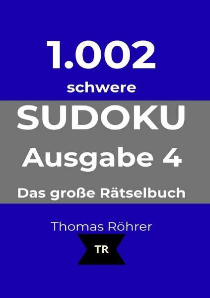 Cover von 1.002er Sudoku/1.002er Sudoku schwer