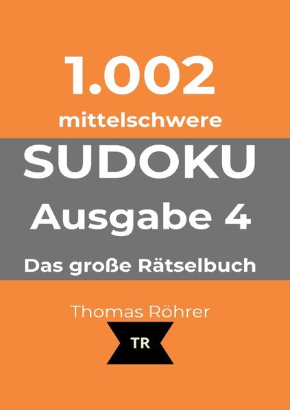 Cover von 1.002er Sudoku/1.002er Sudoku mittelschwer