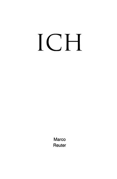 Cover von ICH