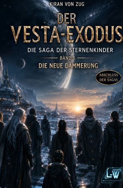 Cover von Der Vesta-Exodus – Die Saga der Sternenkinder/Der Vesta-Exodus – Die Saga der Sternenkinder – Band 5 – Die neue Dämmerung