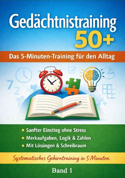 Cover von Gedächtnistraining 50+