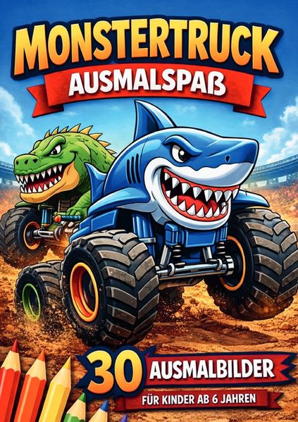 Cover von Monstertruck Ausmalspaß