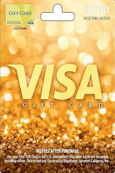 Cover von Visa Physical Gift Card $100 plus $5.95 Purchase Fee
