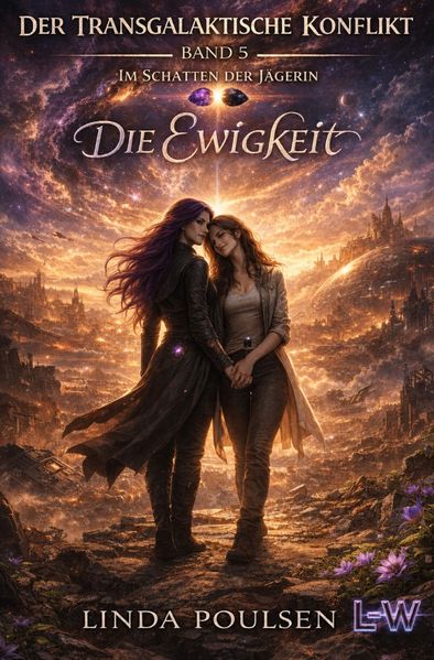 Cover von Der Transgalaktische Konflikt – Im Schatten der Jägerin/Der Transgalaktische Konflikt – Im Schatten der Jägerin – Buch 5 von 7 – Die Ewigkeit