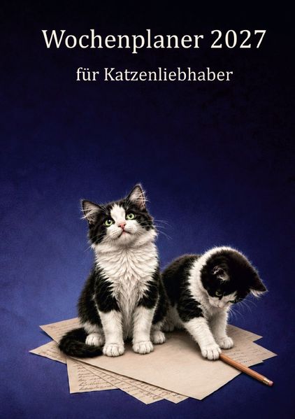 Cover von Wochenplaner 2027 für Katzenliebhaber