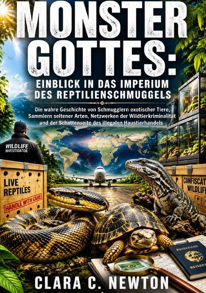 Cover von Sammlung von Rezensionen zu aktuellen Trendfilmen/Monster Gottes: Einblick in das Imperium des Reptilienschmuggels