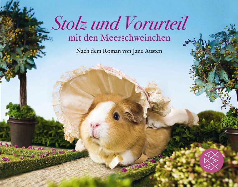 Cover von Stolz und Vorurteil mit den Meerschweinchen. Nach dem Roman von Jane Austen
