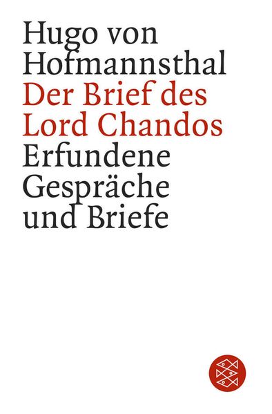 Cover von Der Brief des Lord Chandos