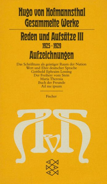 Cover von Reden und Aufsätze III