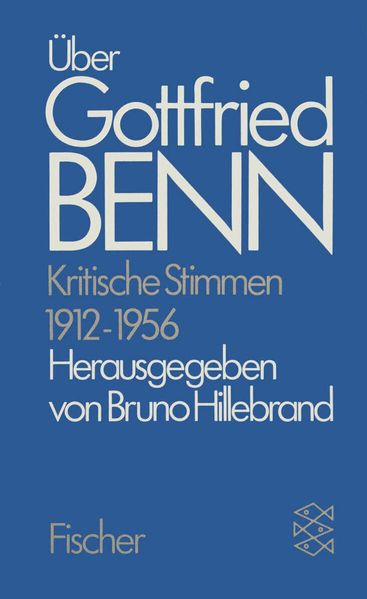 Cover von Über Gottfried Benn
