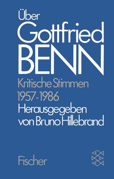 Cover von Über Gottfried Benn