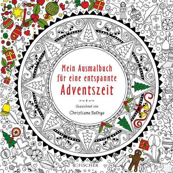 Cover von Mein Ausmalbuch für eine entspannte Adventszeit