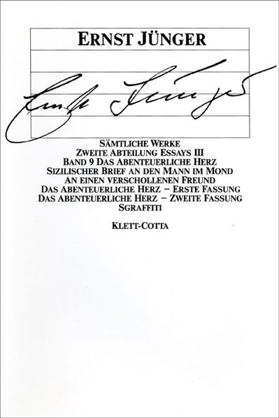 Cover von Sämtliche Werke. Werkausgabe in 22 Bänden, komplett / Das Abenteuerliche Herz