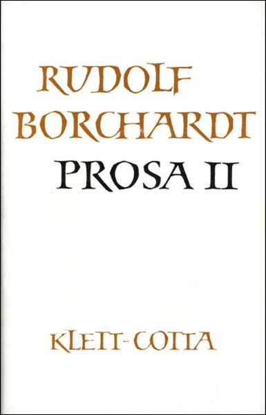 Cover von Gesammelte Werke in Einzelbänden / Prosa II