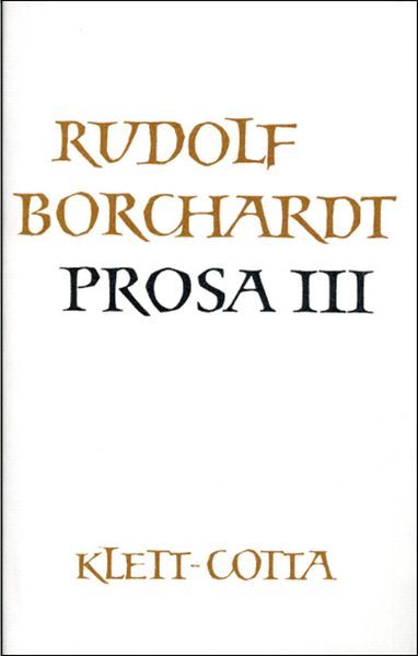 Cover von Gesammelte Werke in Einzelbänden / Prosa III