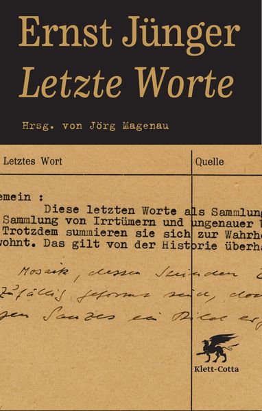 Cover von Letzte Worte