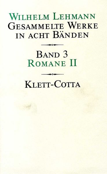 Cover von Gesammelte Werke in acht Bänden / Romane II – Der Überläufer
