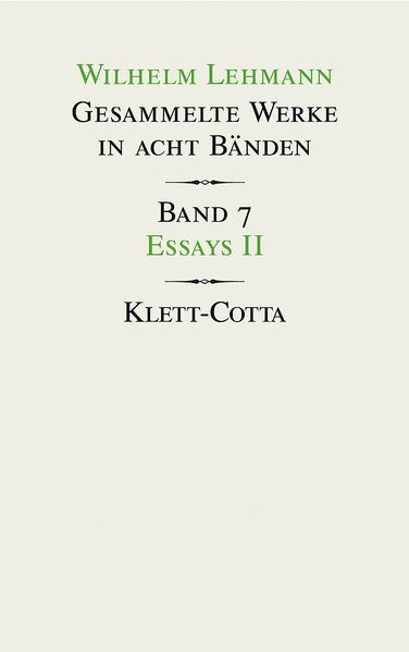 Cover von Gesammelte Werke in acht Bänden / Essays II