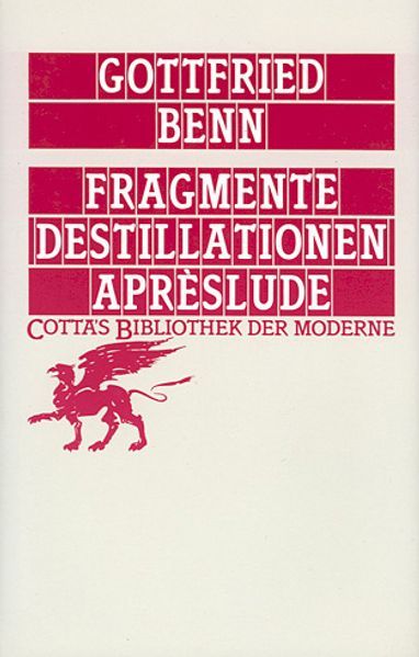 Cover von Fragmente – Destillationen – Aprèslude