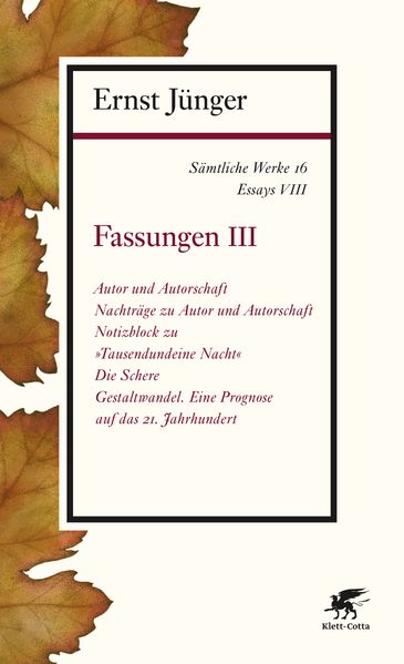 Cover von Sämtliche Werke – Band 16