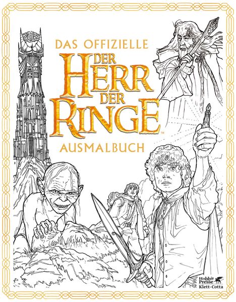 Cover von Das offizielle »Der Herr der Ringe«-Ausmalbuch