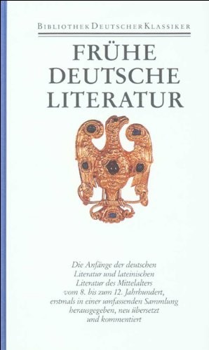 Cover von Frühe deutsche Literatur und lateinische Literatur in Deutschland 800-1150