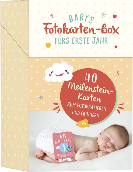 Cover von Babys Fotokarten-Box fürs erste Jahr