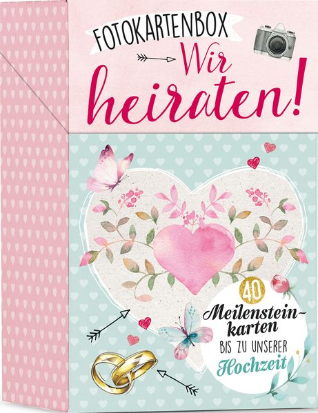 Cover von Fotokartenbox Wir heiraten!