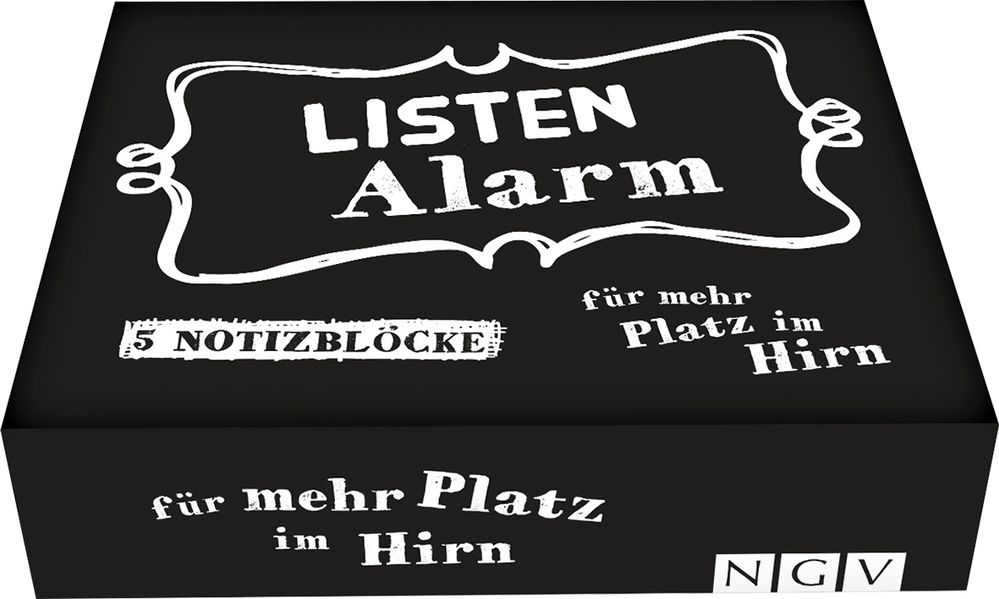 Cover von Listenalarm • Die Zettelbox für mehr Platz im Gehirn
