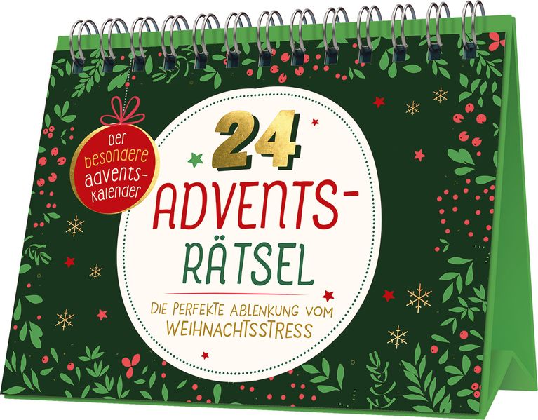 Cover von 24 Adventsrätsel | Die perfekte Ablenkung vom Weihnachtsstress