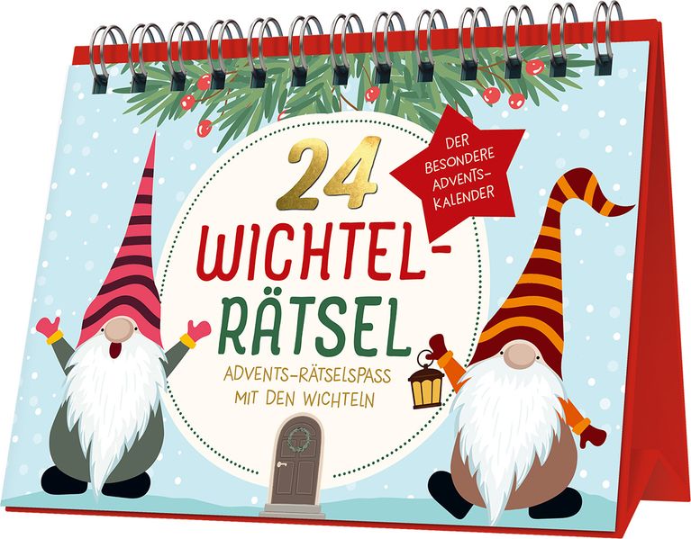 Cover von 24 Wichtel-Rätsel | Advents-Rätselspaß mit den Wichteln