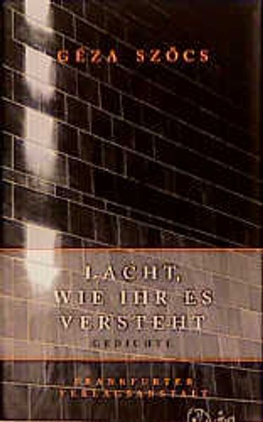 Cover von Lacht, wie ihr es versteht