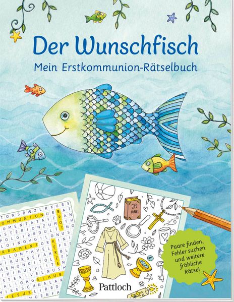 Cover von Der Wunschfisch. Mein Erstkommunion-Rätselbuch
