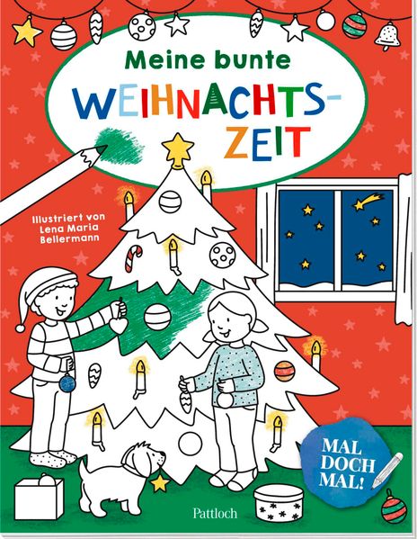 Cover von Mal doch mal! – Meine bunte Weihnachtszeit