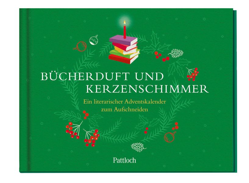 Cover von Bücherduft und Kerzenschimmer. Ein literarischer Adventskalender zum Aufschneiden