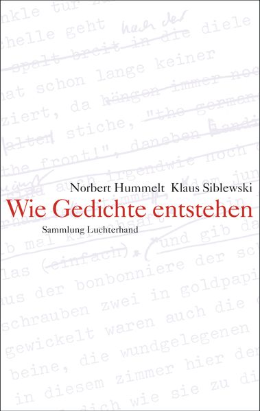 Cover von Wie Gedichte entstehen