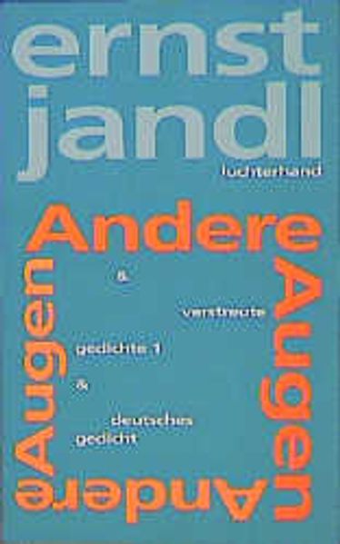 Cover von Andere Augen, verstreute gedichte 1, deutsches gedicht