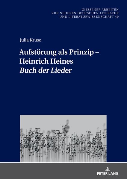 Cover von Aufstörung als Prinzip – Heinrich Heines Buch der Lieder