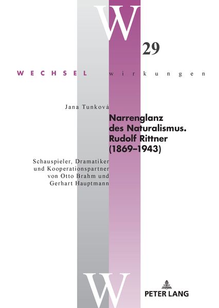 Cover von Narrenglanz des Naturalismus. Rudolf Rittner (1869-1943)