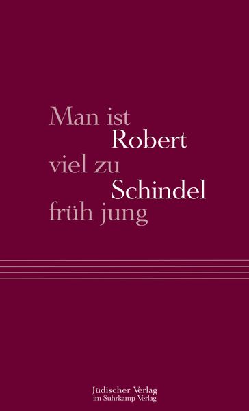 Cover von Man ist viel zu früh jung