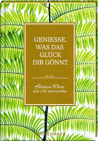 Cover von Genieße, was das Glück dir gönnt