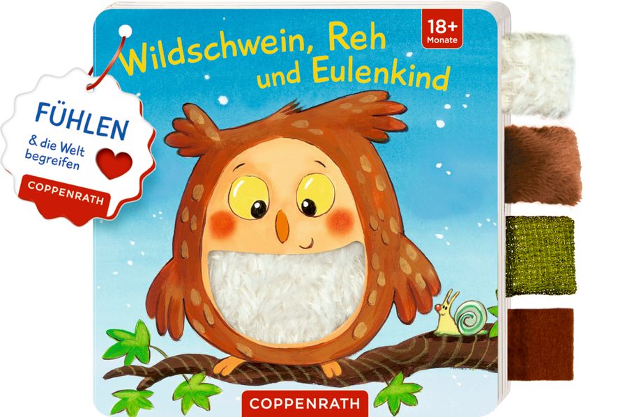 Cover von Mein Fühl-Laschenbuch: Wildschwein, Reh und Eulenkind