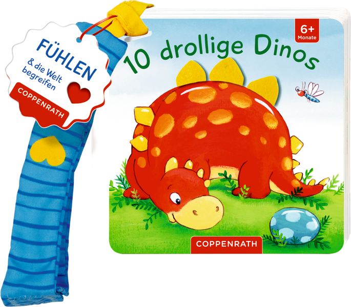 Cover von Mein erstes Fühl-Buch für den Buggy: 10 drollige Dinos